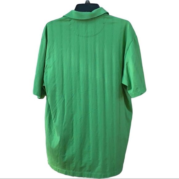 Nike Tiger Woods Athletic Collection Dri Fit Large Green Polo Shirt - Picture 4 of 8